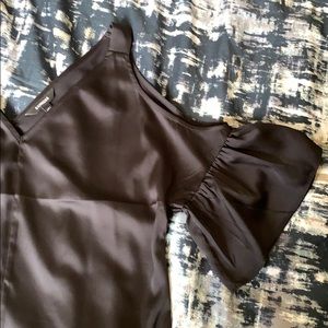 NWT Express cold shoulder v neck blouse